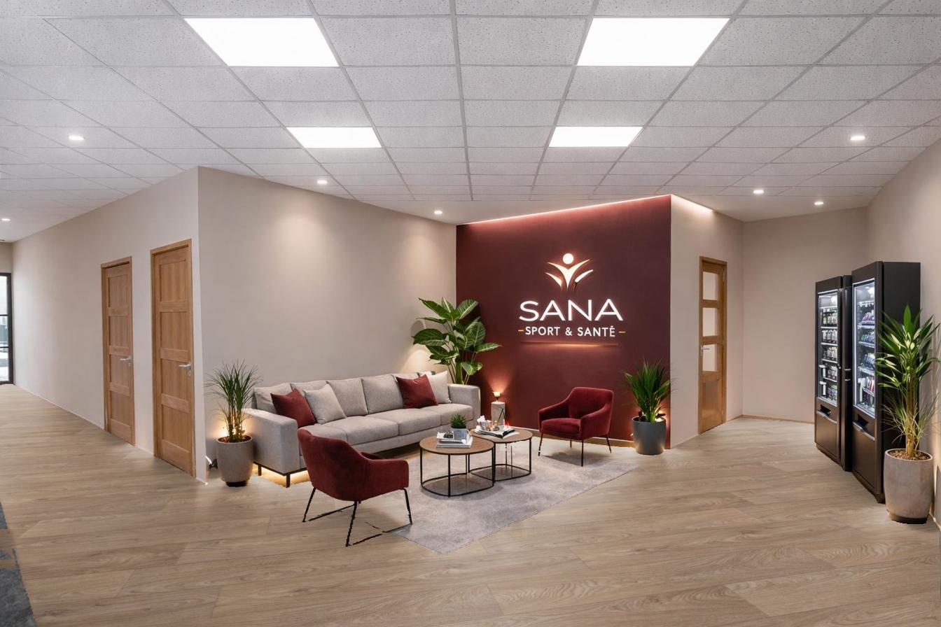 Hall d'accueil du centre SANA